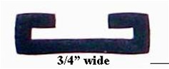 6 Foot Strip FREE SHIPPING!! 3" Wide Fuel Tank Strap Rubber Backing 